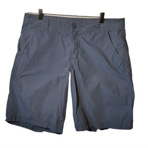 Columbia Blue Flat Front Shorts Men's Size 36W